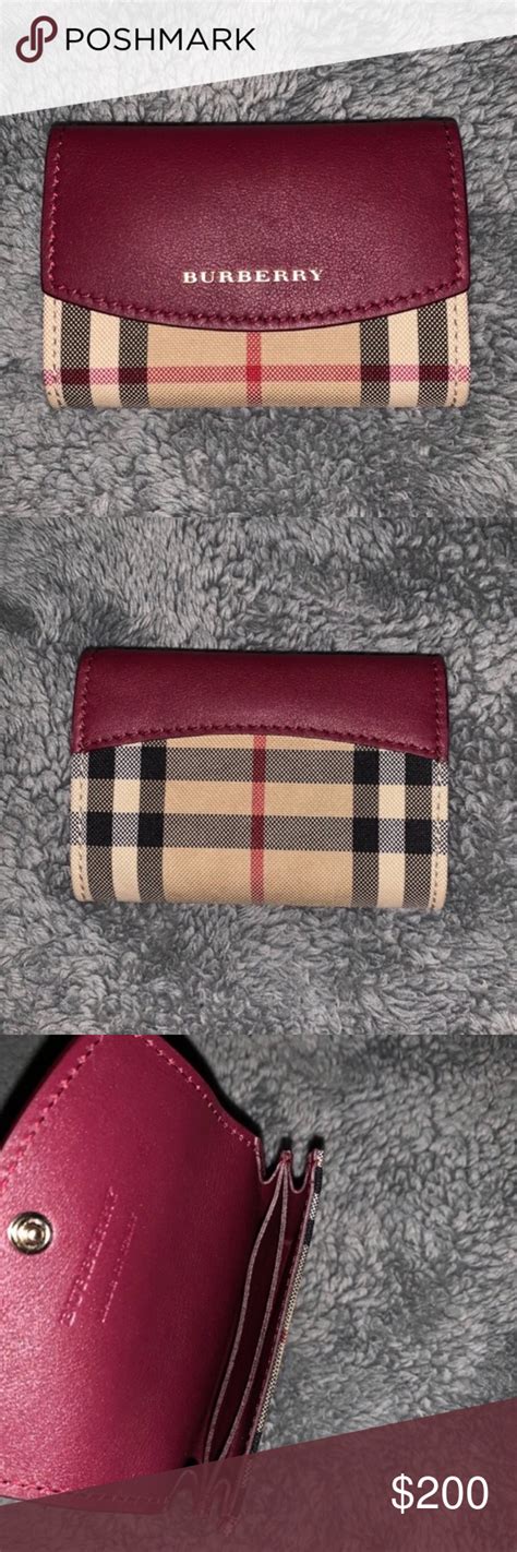 burberry new london wallet|burberry card holder.